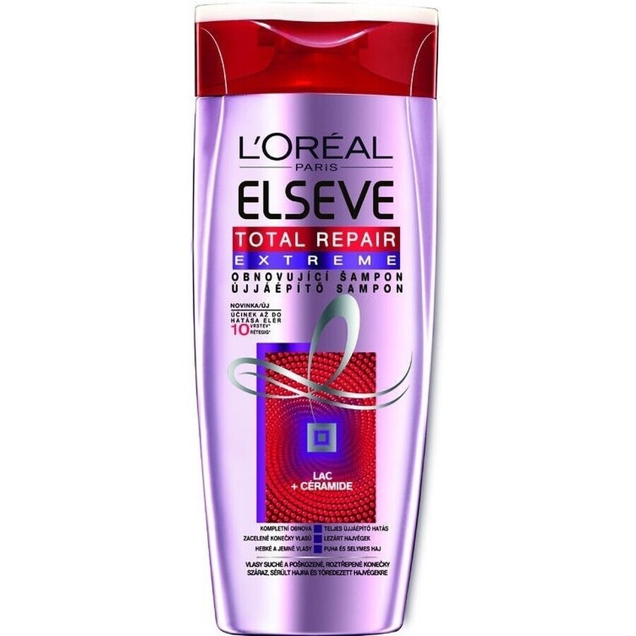 ELSÉVE TOTAL REPAIR EXTREME SHAMPOO 1×250 ml, herstellende shampoo