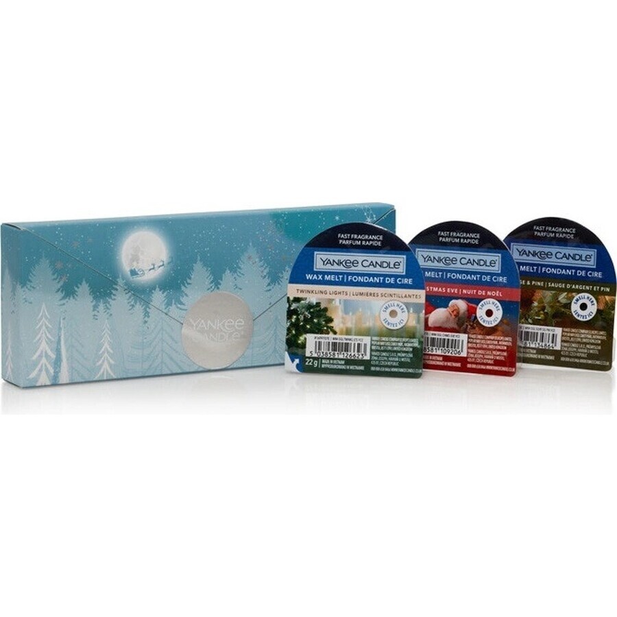 Yankee Candle Set de Regalo 3x Cera Perfumada 1×1 ud, set de regalo