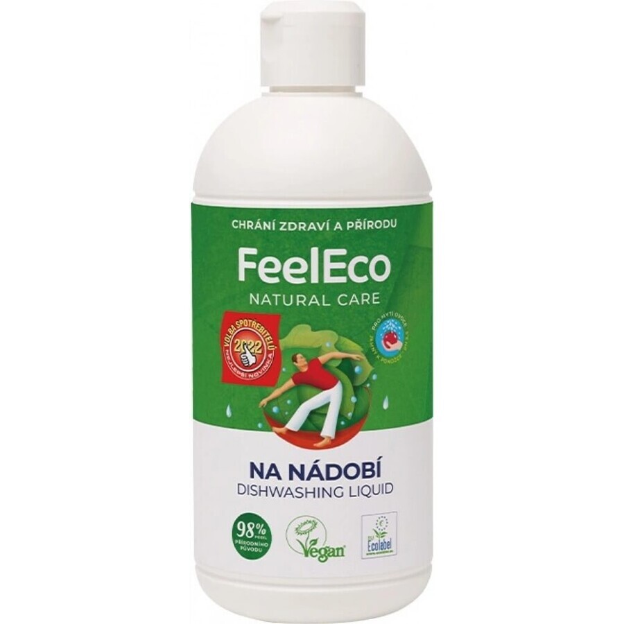 Feel Eco Afwasmiddel Framboos 1×1000 ml, afwasmiddel