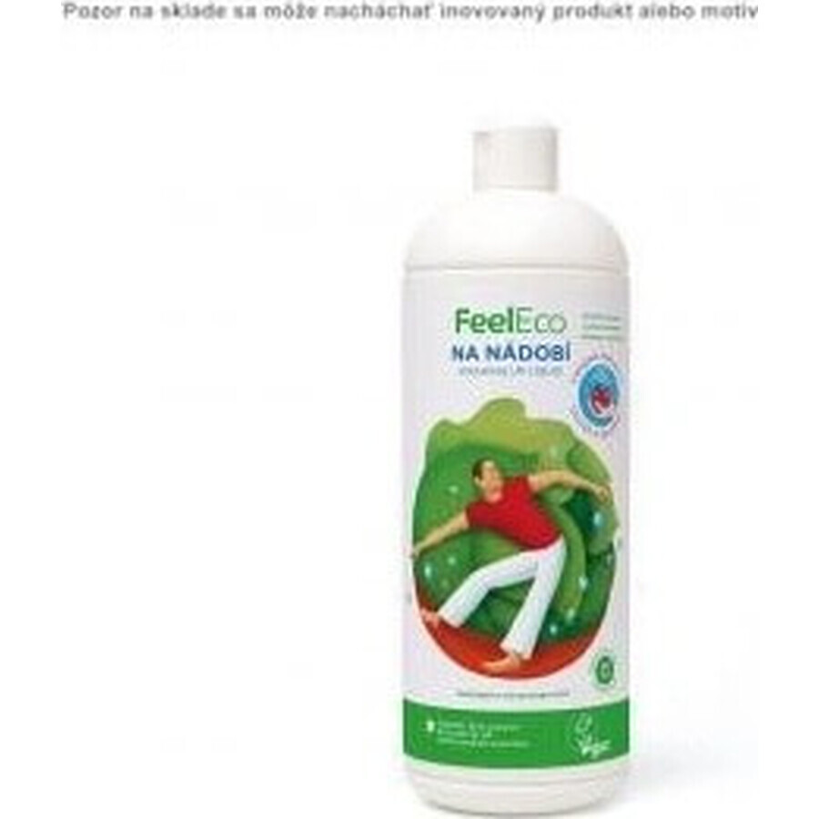 Feel Eco Afwasmiddel Framboos 1×1000 ml, afwasmiddel