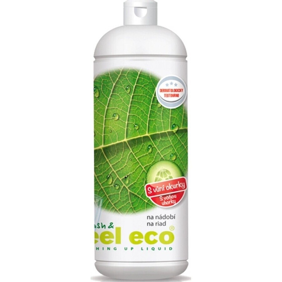 Feel Eco Afwasmiddel Framboos 1×1000 ml, afwasmiddel