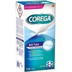 COREGA BIO Tabs 1x136 stuks, tabletten voor gebitsreiniging