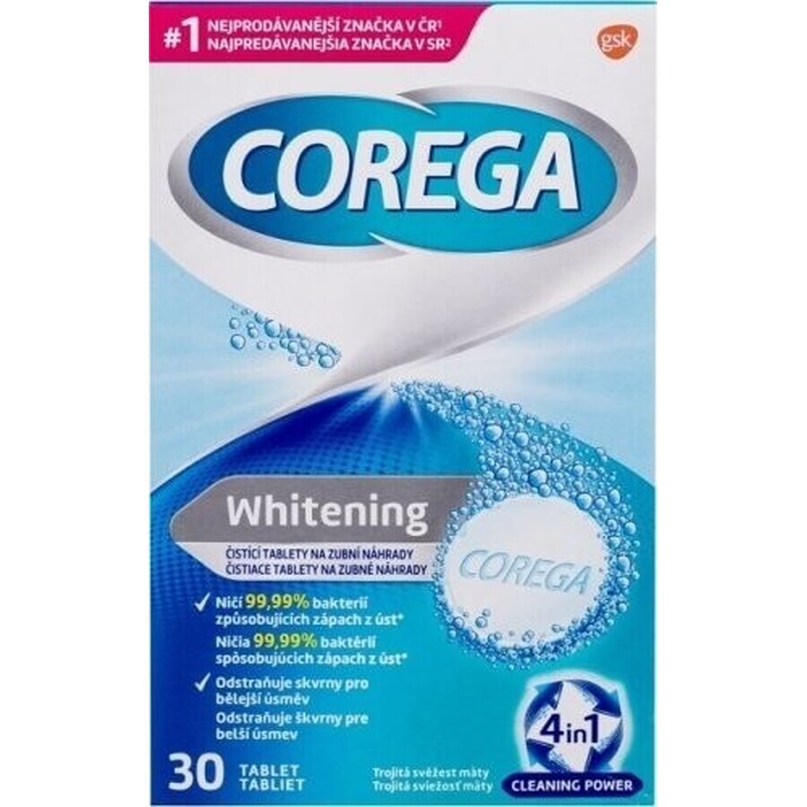 COREGA BIO Tabs 1x136 stuks, tabletten voor gebitsreiniging