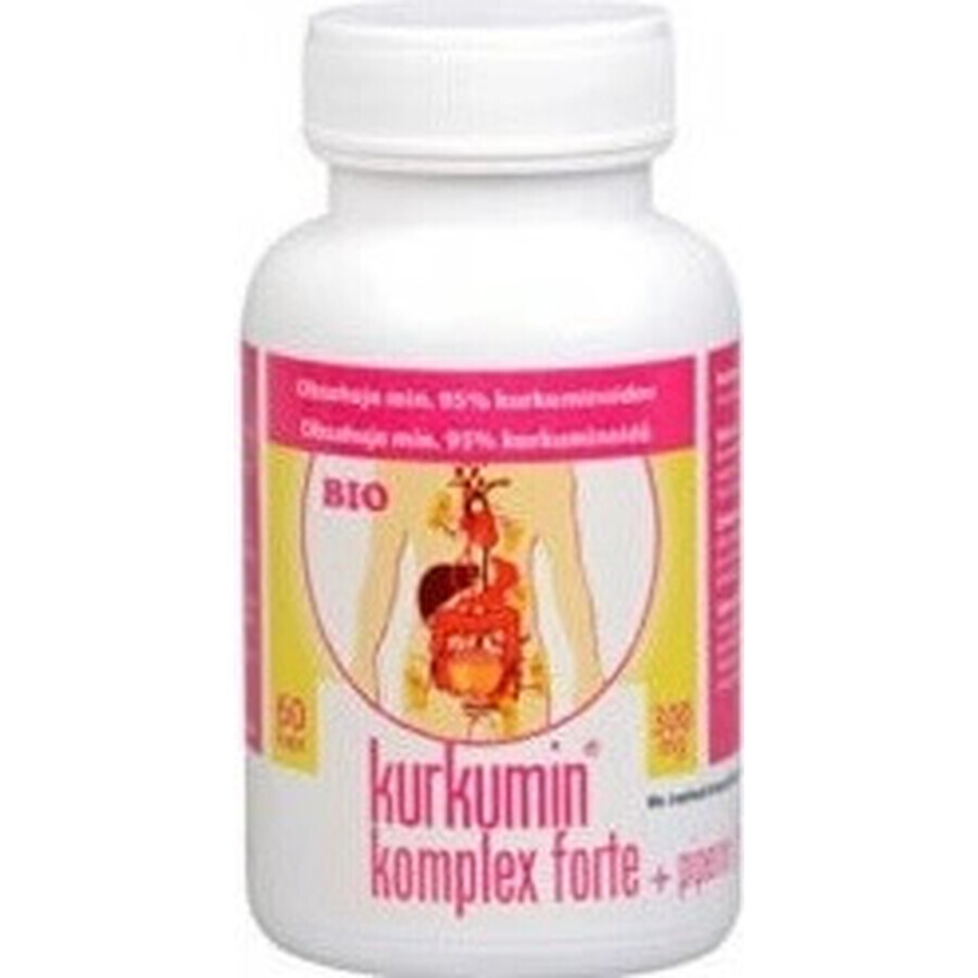 Curcumine complex forte 1×60 cps, voedingssupplement