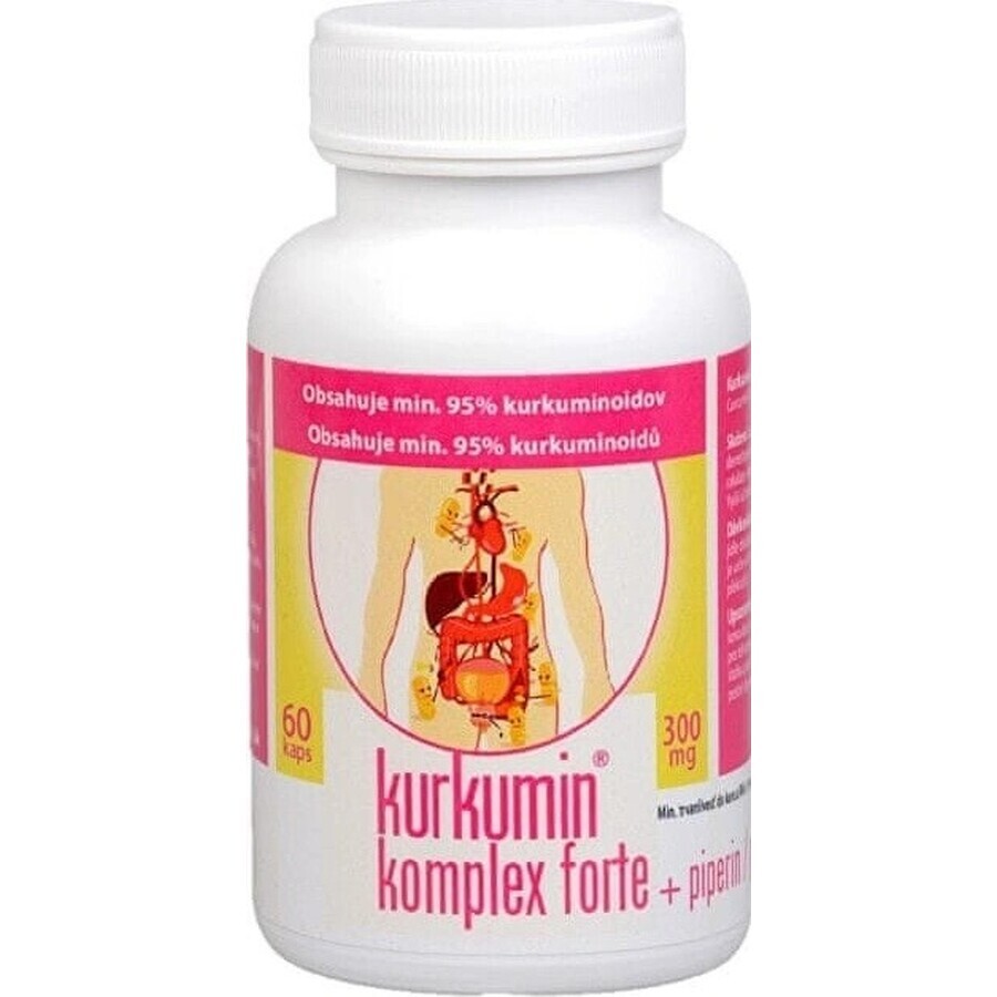 Curcumine complex forte 1×60 cps, voedingssupplement