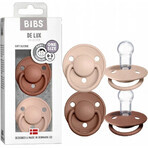 BIBS De Lux Silikonsauger Murmeltier/Blush 1×2 Stück, Einheitsgröße