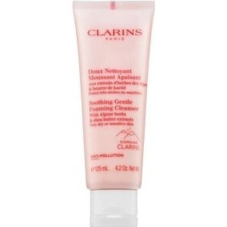 Clarins Gentle Soothing Cleansing Foam pentru piele foarte uscată până la sensibilă 1×125 ml, spumă de curățare