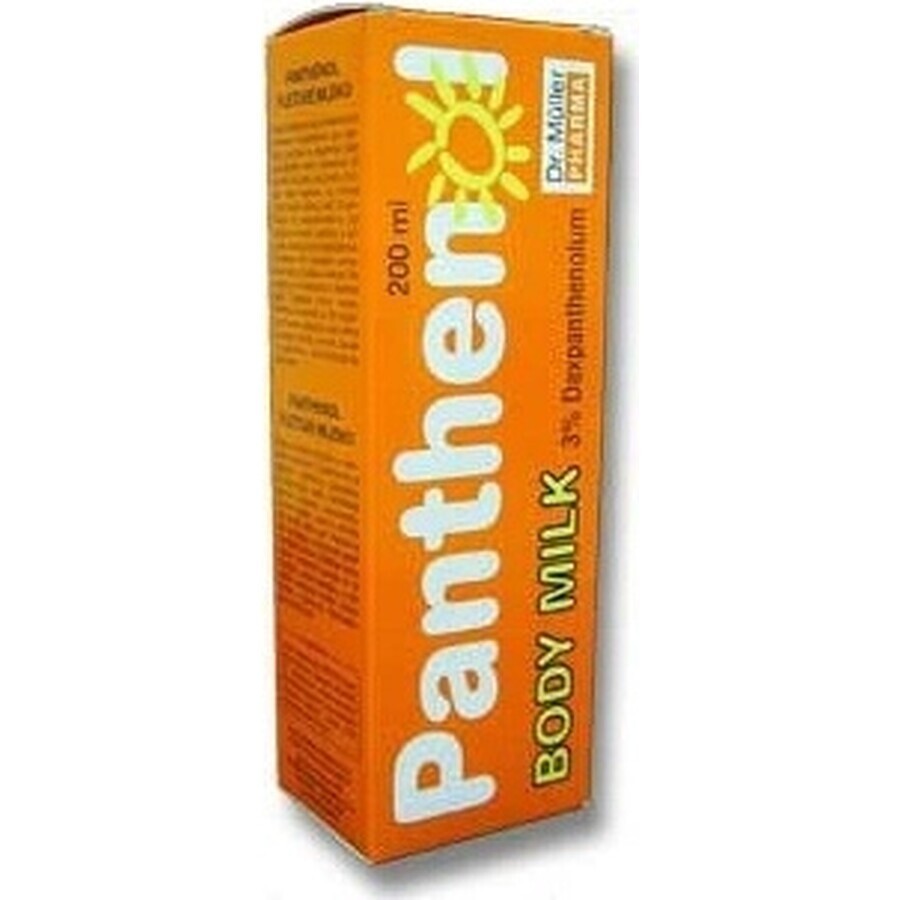 Dr. Müller PANTHENOL BODY MILK 1×200 ml, bodylotion