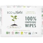 Eco by Naty Fragrance-free wet wipes for sensitive skin 1×168 pcs, wet wipes