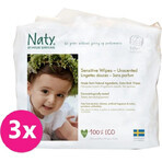 Eco by Naty Fragrance-free wet wipes for sensitive skin 1×168 pcs, wet wipes