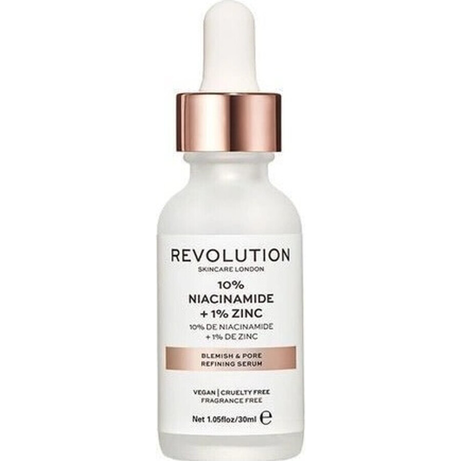 Revolution Skincare Suero Antimanchas y Refinador de Poros - 10% Niacinamida + 1% Zinc Suero 1×1 ud.