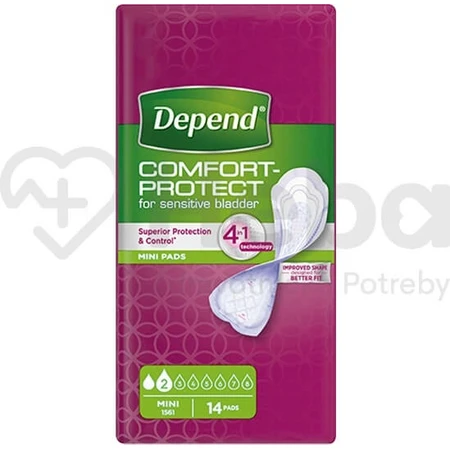 DEPEND MINI 1×14 pcs, incontinence pads