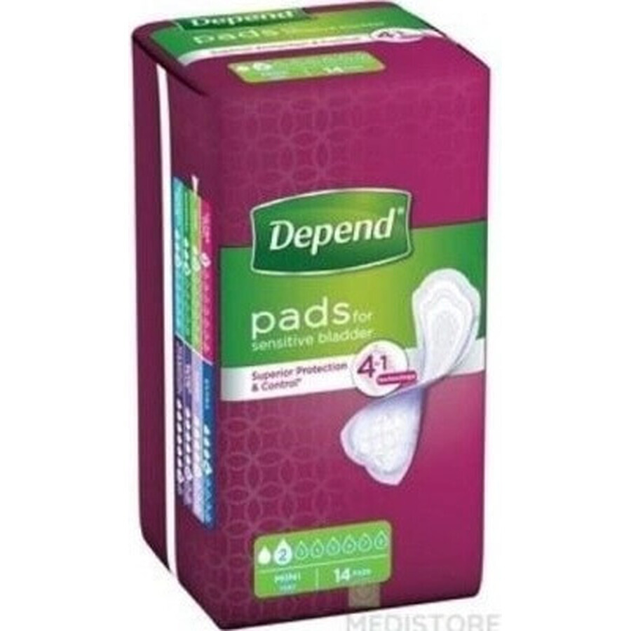 DEPEND MINI 1×14 stuks, incontinentiemateriaal