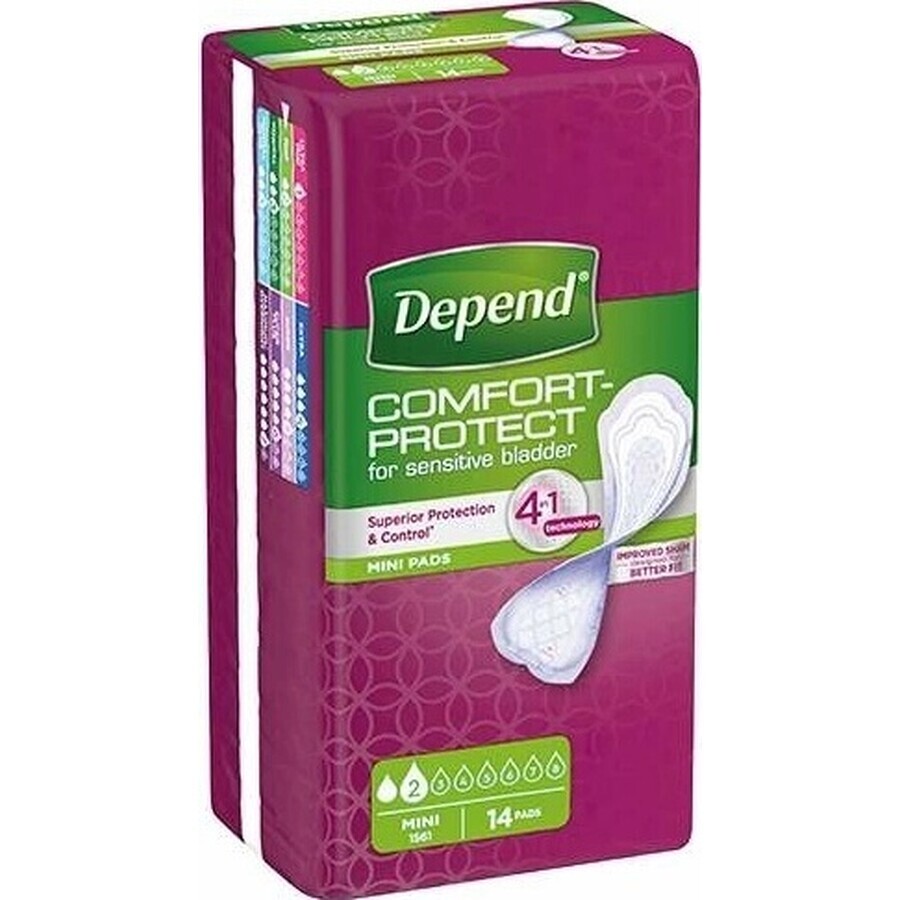 DEPEND MINI 1×14 stuks, incontinentiemateriaal