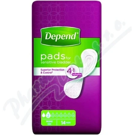DEPEND MINI 1×14 pcs, incontinence pads