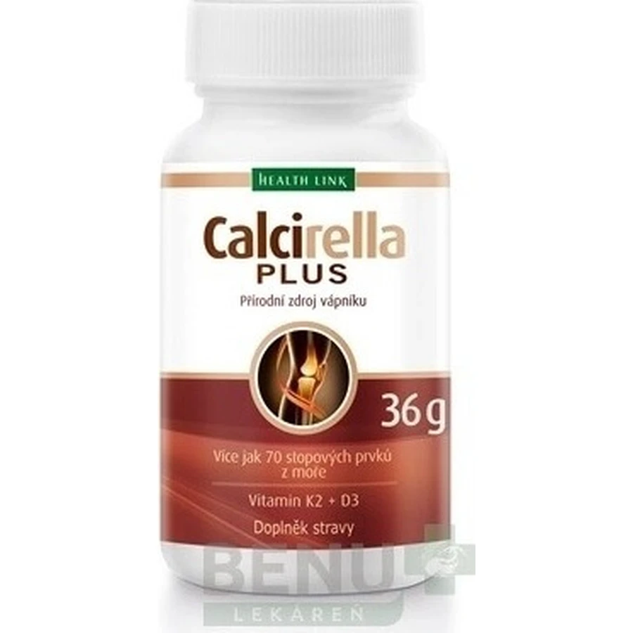 Health Link CALCIRELLA PLUS 1×60 cps, suplemento nutricional para los huesos