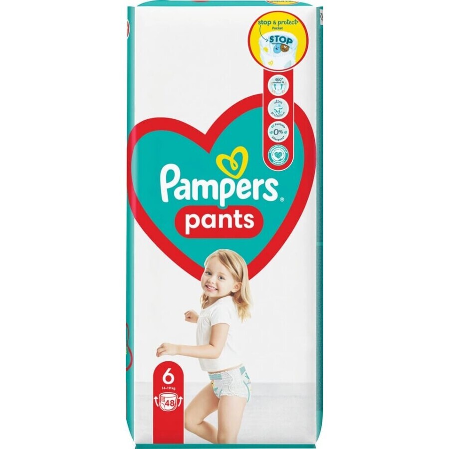 Pañales Pampers GP S6 48 piezas (15+kg) 1×48 piezas