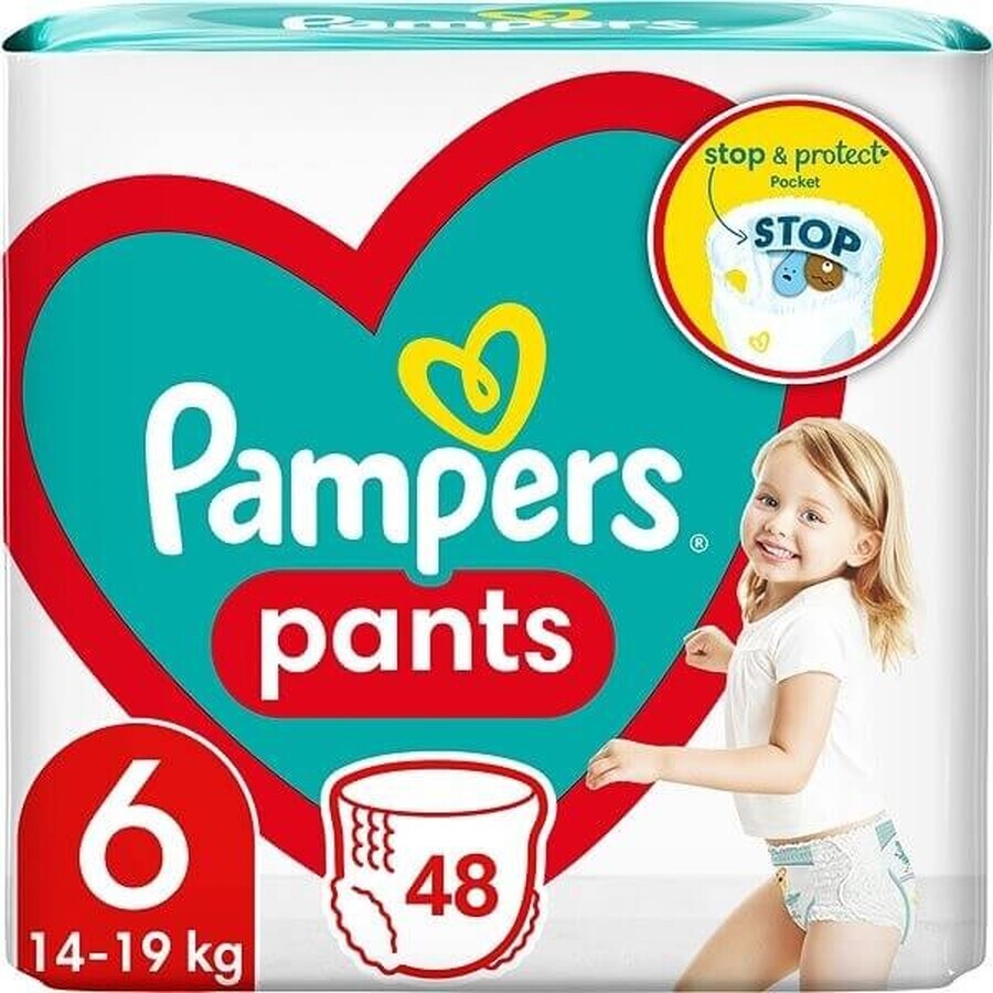 Pañales Pampers GP S6 48 piezas (15+kg) 1×48 piezas