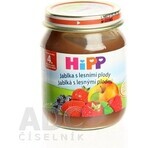 HiPP Suplemento de fruta Manzanas con bayas 1×125 g, suplemento de fruta para niños