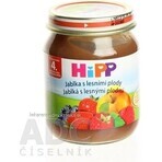 HiPP Suplemento de fruta Manzanas con bayas 1×125 g, suplemento de fruta para niños