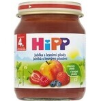 HiPP Suplemento de fruta Manzanas con bayas 1×125 g, suplemento de fruta para niños