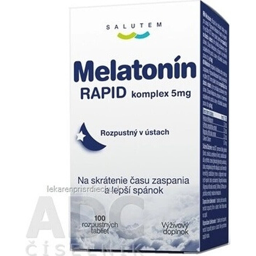 Melatonine complex RAPID 5mg SALUTEM 1×100 tbl