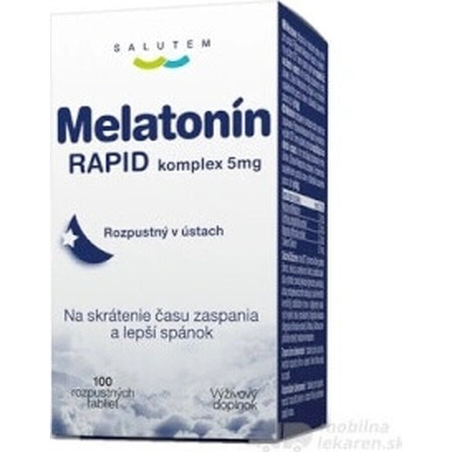 Melatonine complex RAPID 5mg SALUTEM 1×100 tbl