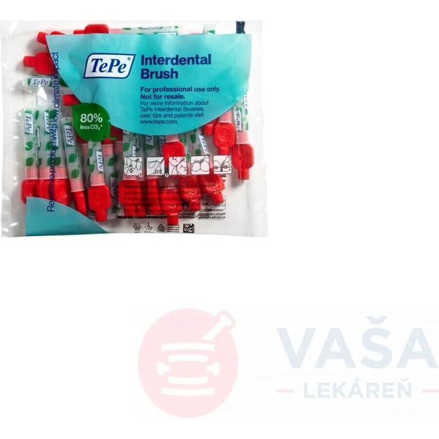 TOOTH K TEPE ID-B ID-B 0.5 25KS CERVENA INTERDENTAL 1×25 pcs, cepillo interdental