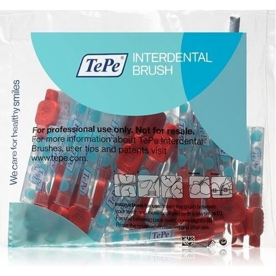 TOOTH K TEPE ID-B ID-B 0.5 25KS CERVENA INTERDENTAL 1×25 pcs, cepillo interdental