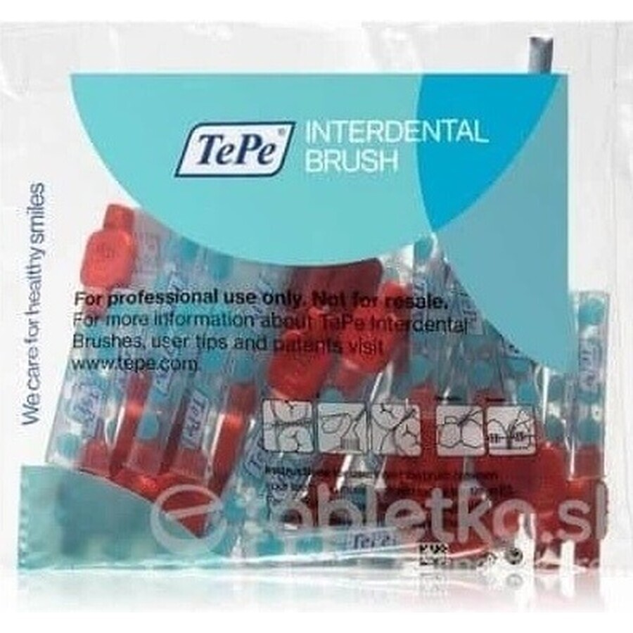 TOOTH K TEPE ID-B ID-B 0.5 25KS CERVENA INTERDENTAL 1×25 pcs, cepillo interdental