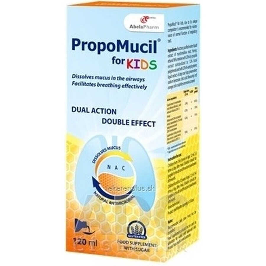 PropoMucil for KIDS 1×120 ml, sirop d'immunité