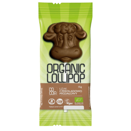 Chocoladelolly met amandelen eco,15 g Cacao