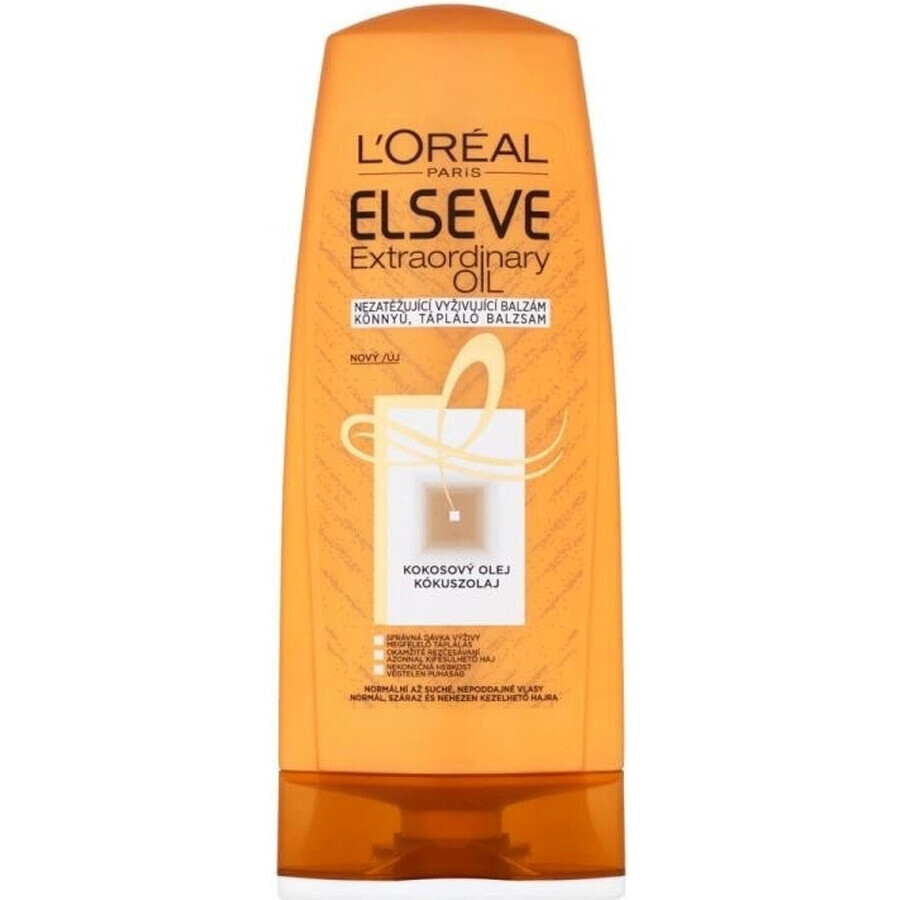 L'Oréal Paris Elseve Extraordinary Oil Balm, 200 ml 1×200 ml, voor droog haar