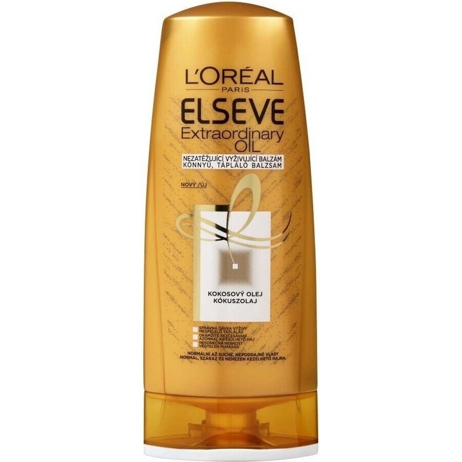 L'Oréal Paris Elseve Extraordinary Oil Balm, 200 ml 1×200 ml, voor droog haar