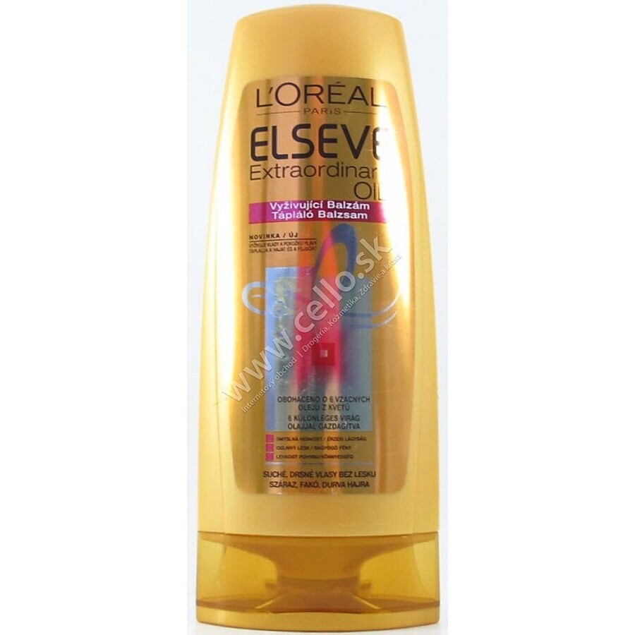 L'Oréal Paris Elseve Extraordinary Oil Balm, 200 ml 1×200 ml, voor droog haar