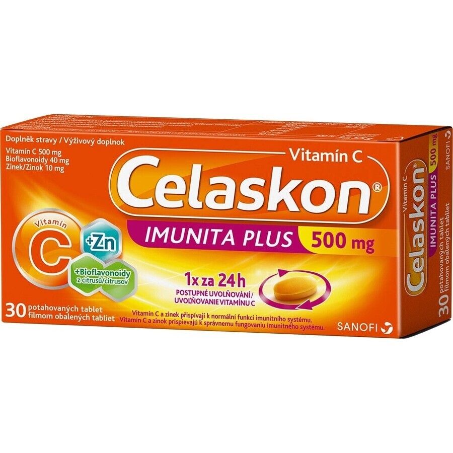 Celaskon IMUNITA PLUS 500 mg 1×30 tbl, vitamin C