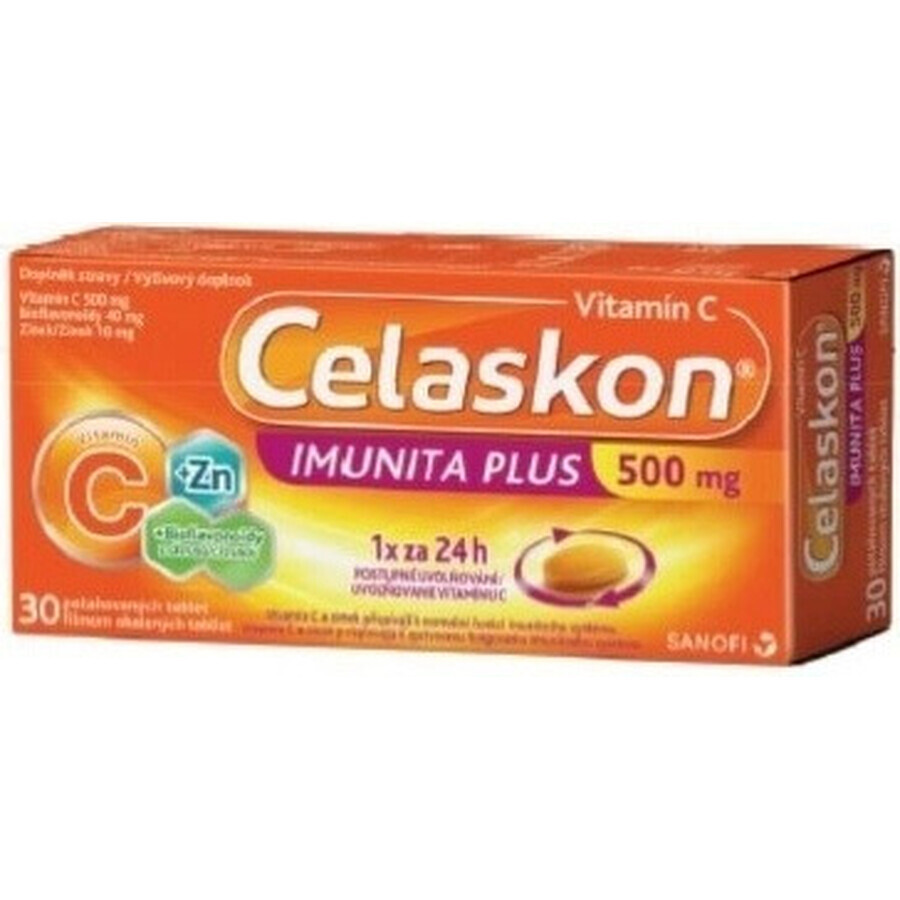 Celaskon IMUNITA PLUS 500 mg 1×30 tbl, vitamin C