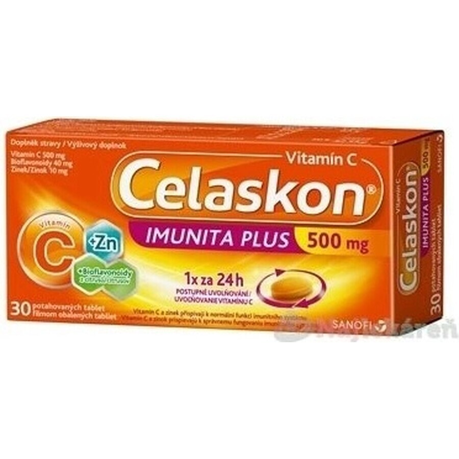 Celaskon IMUNITA PLUS 500 mg 1×30 tbl, vitamin C