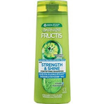 Garnier Fructis Forza e lucentezza Shampoo rinforzante per tutti i tipi di capelli senza lucentezza e resistenza, 400 ml 1×400 ml, shampoo