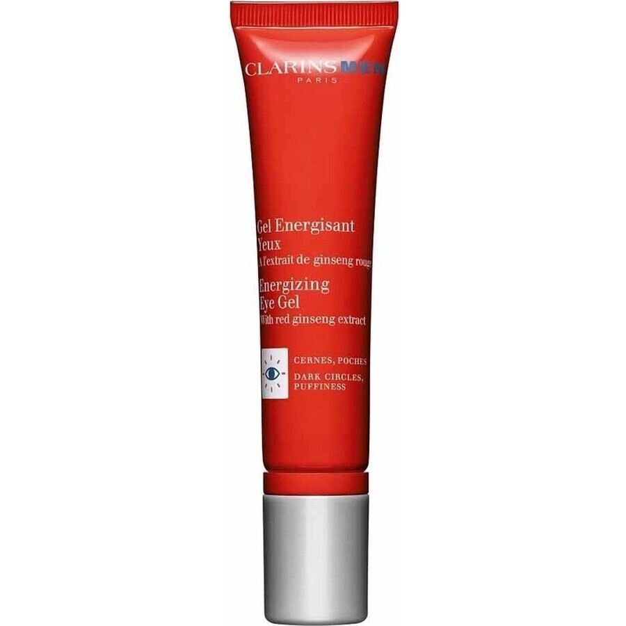 Clarins Energizing Eye Gel Men 1×15 ml, gel pour les yeux, Clarins