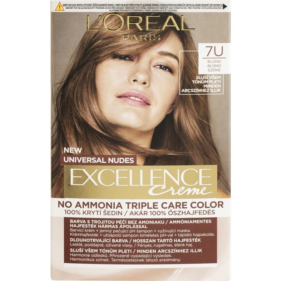 L'Oréal Paris Excellence Universal Nudes Excellence 1×1 pc, permanent hair dye