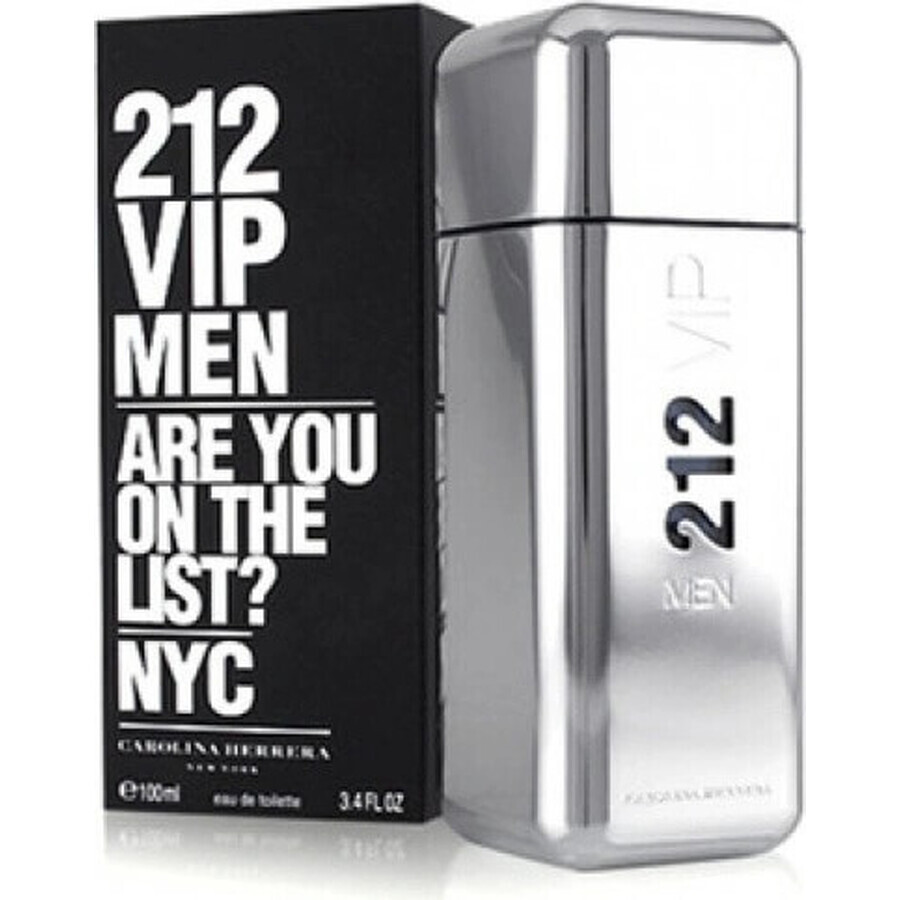 Carolina Herrera 212 Vip Uomo Edt 50ml 1×50 ml, Eau de toilette