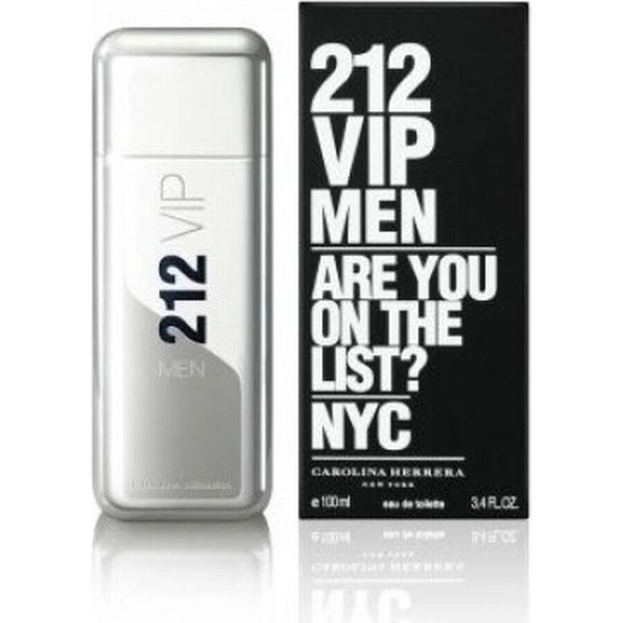 Carolina Herrera 212 Vip Uomo Edt 50ml 1×50 ml, Eau de toilette