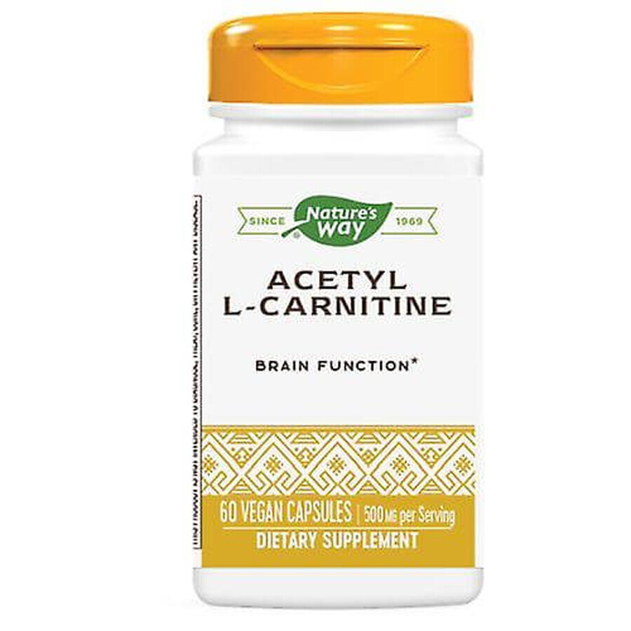 Acetyl-L-Carnitine, 60 capsules, Natures Way