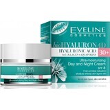 Eveline Hyaluron Clinic Day and Night Cream 30+ 1×50 ml, crème profondément hydratante pour les premières rides