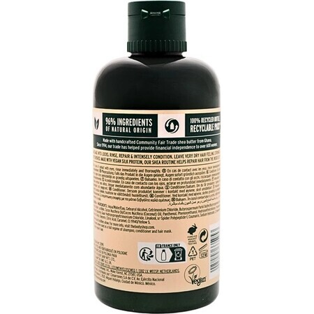 The Body Shop Après-shampooing pour cheveux secs et cassants Karité 1×250 ml, après-shampooing