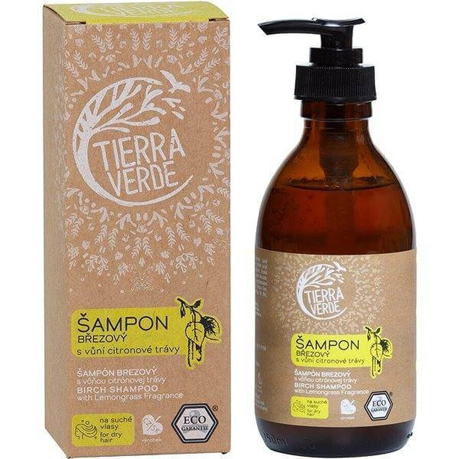 Tierra Verde Shp Shp Brezovy Vona Citron Grass 1×230 ml, conditioning shampoo for dry hair