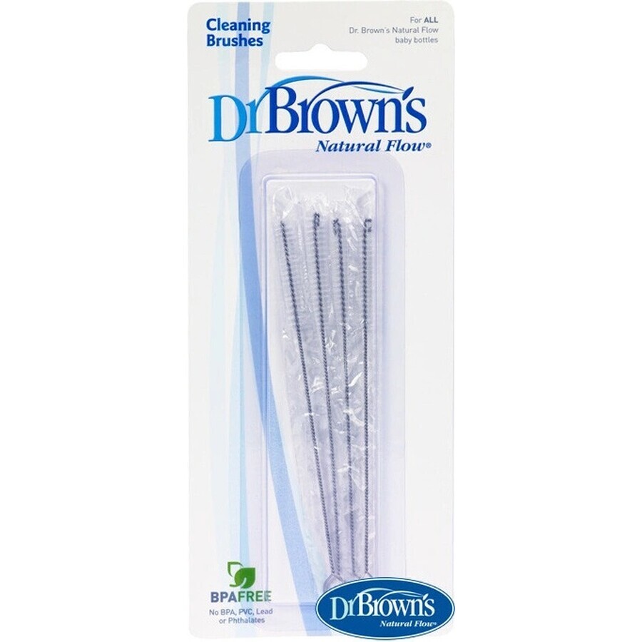 DR.BROWNS Flaschenreinigungsbürsten 4 Stück (D620) 1×4 Stück, Flaschenbürste