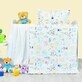 Katoenen kinderbeddengoed EMI Happy wit 1&#215;1 set, kinderbeddengoed