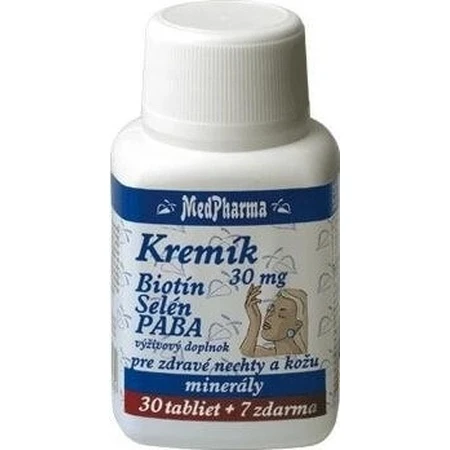 MedPharma KREMIK 30mg+Biotin+Selenium+PABA 1×37 tbl